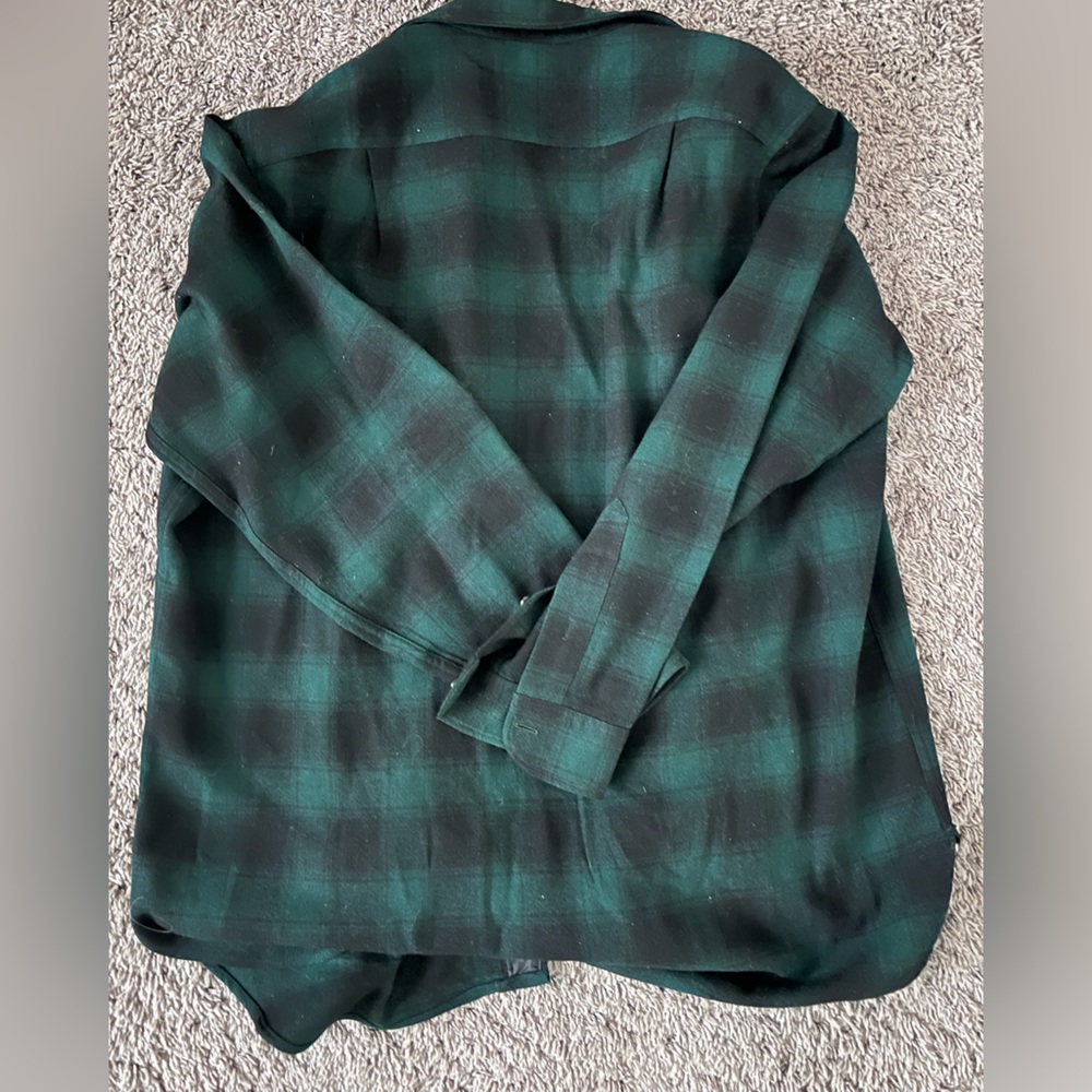 Pendleton Green and Black Wool Lined Jacket - image 2